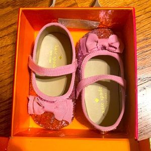 kate spade glitter mary jane crib shoes 4